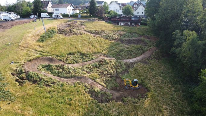 Jump Track im Bikepark Wissen